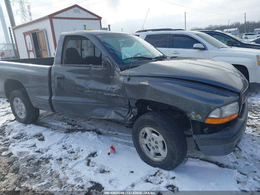 2001 Dodge Dakota Slt/Sport VIN: 1B7FL26X11S296122 Lot: 43925248