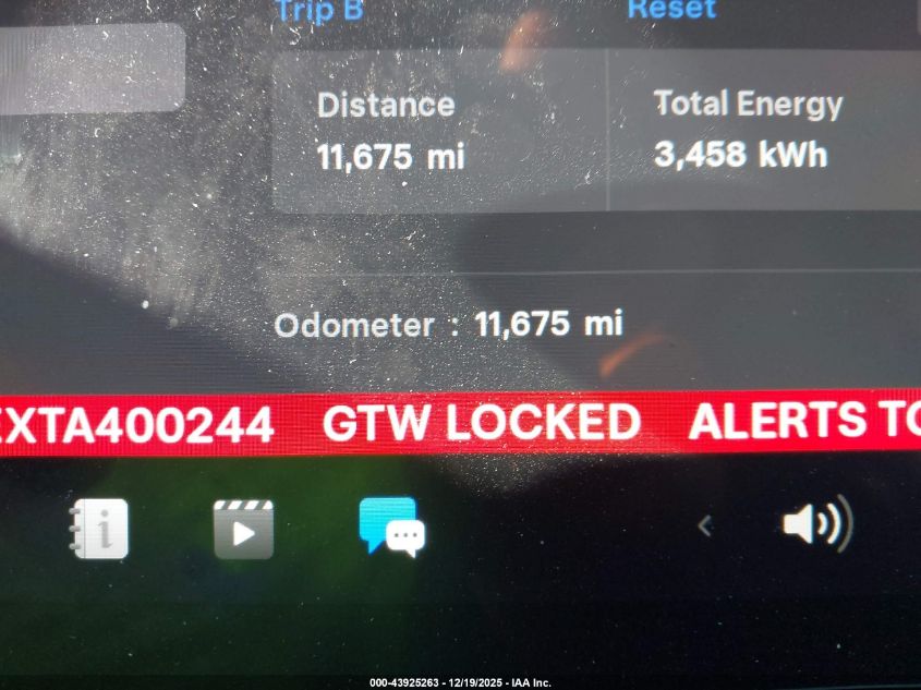 2026 Tesla Model Y Long Range Dual Motor All-Wheel Drive/Long Range Launch Series VIN: 7SAYGDEEXTA400244 Lot: 43925263