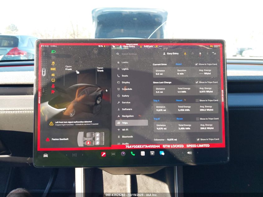 2026 Tesla Model Y Long Range Dual Motor All-Wheel Drive/Long Range Launch Series VIN: 7SAYGDEEXTA400244 Lot: 43925263