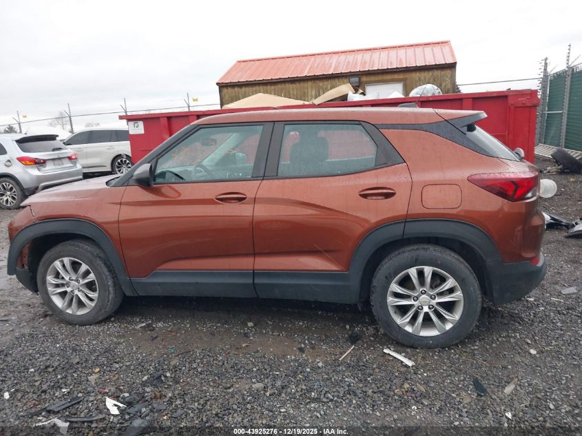2021 Chevrolet Trailblazer Awd Ls VIN: KL79MNSL0MB025729 Lot: 43925276