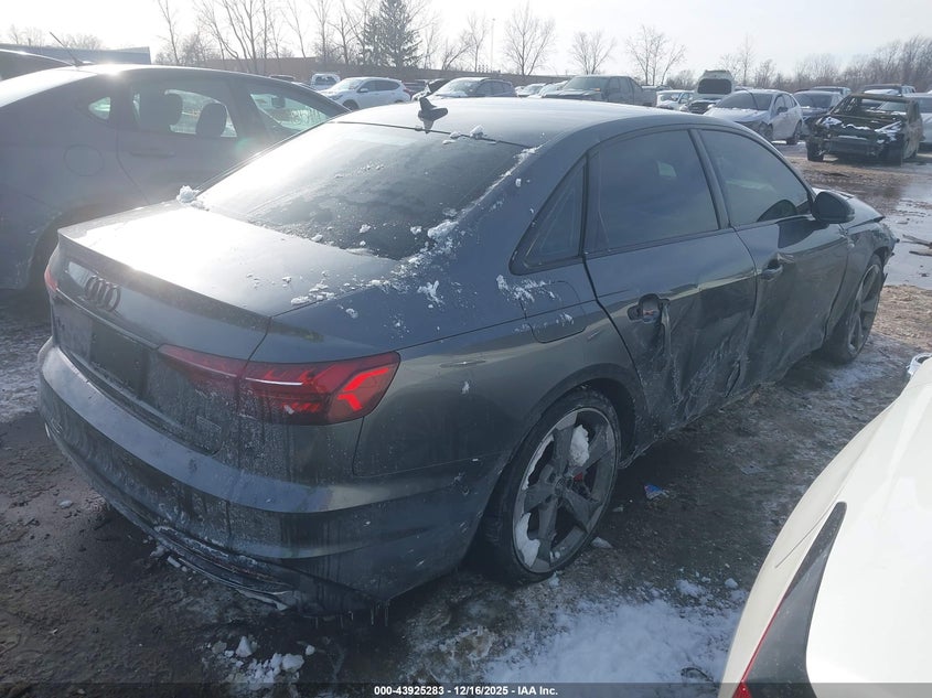 2022 AUDI A4 2.0L I-4 DI, DOHC, V(VIN: WAUFAAF46NA007492