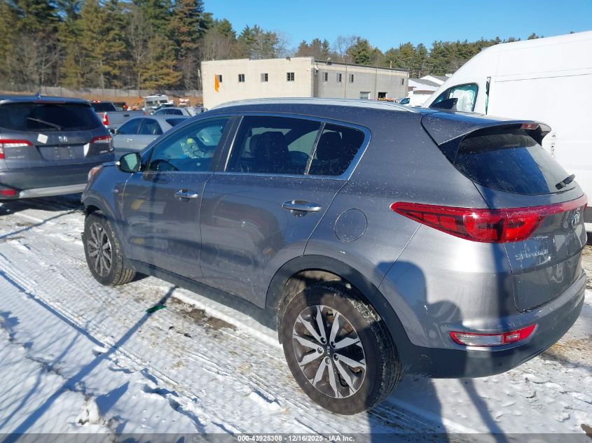 2017 Kia Sportage Ex VIN: KNDPNCAC6H7221762 Lot: 43925308