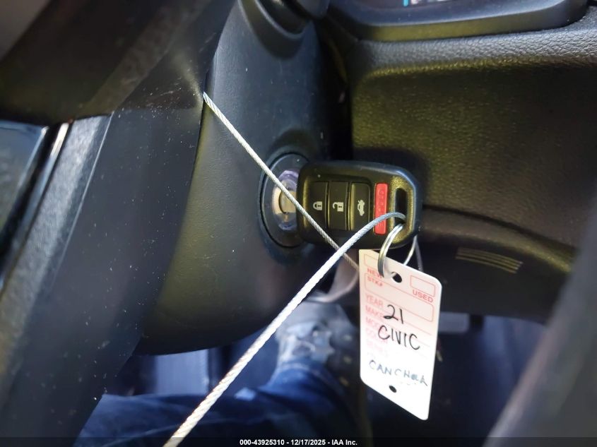 2021 Honda Civic Lx VIN: 2HGFC2F64MH532086 Lot: 43925310