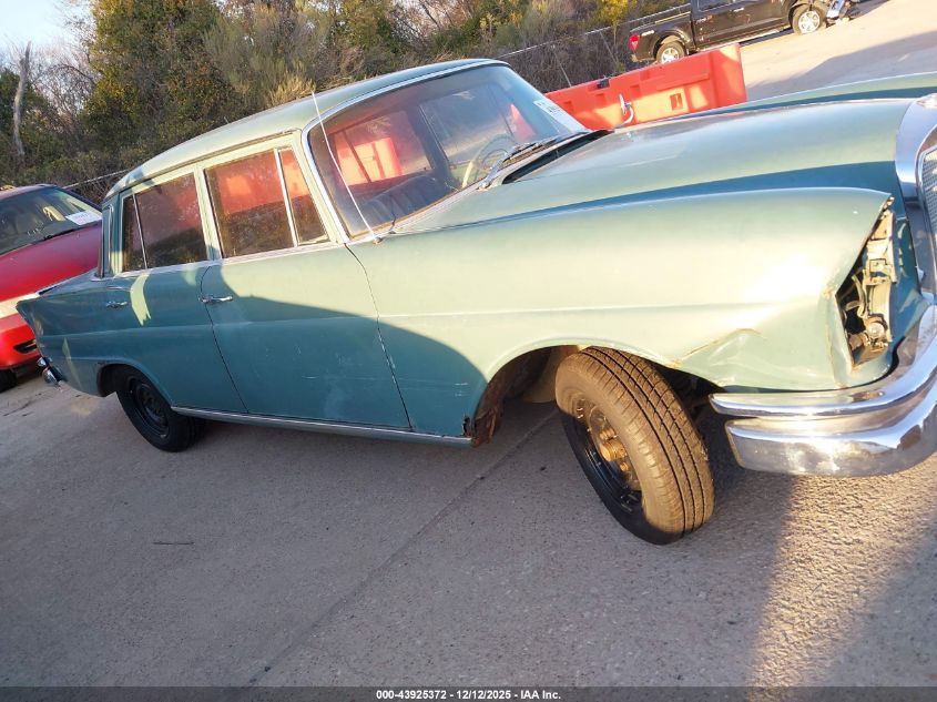 1960 Mercedes-Benz S-Class VIN: 11101210031471 Lot: 43925372