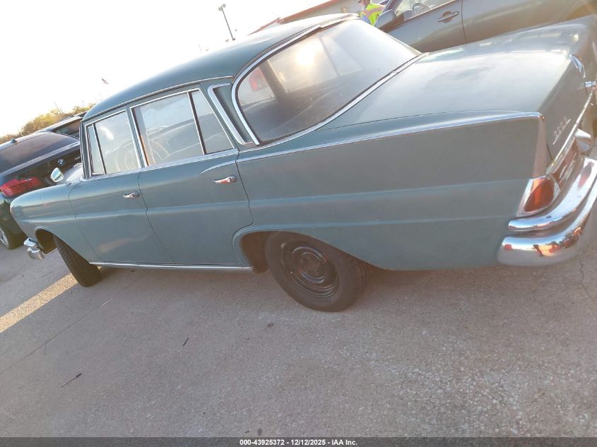 1960 Mercedes-Benz S-Class VIN: 11101210031471 Lot: 43925372