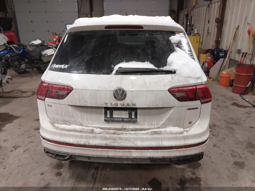 2022 Volkswagen Tiguan 2.0T Se R-Line Black VIN: 3VV8B7AX9NM027155 Lot: 43925375