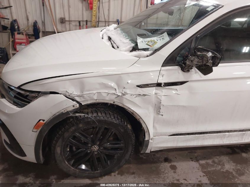 2022 Volkswagen Tiguan 2.0T Se R-Line Black VIN: 3VV8B7AX9NM027155 Lot: 43925375