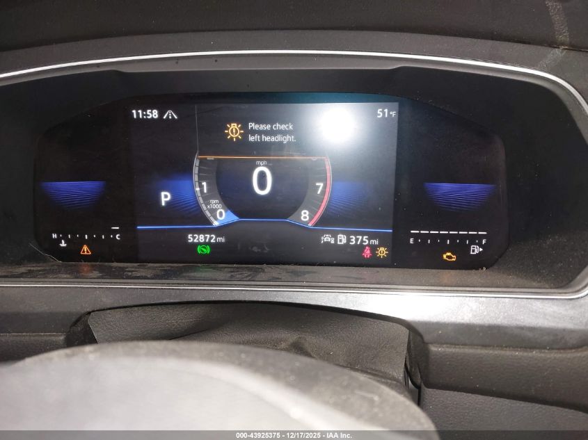 2022 Volkswagen Tiguan 2.0T Se R-Line Black VIN: 3VV8B7AX9NM027155 Lot: 43925375