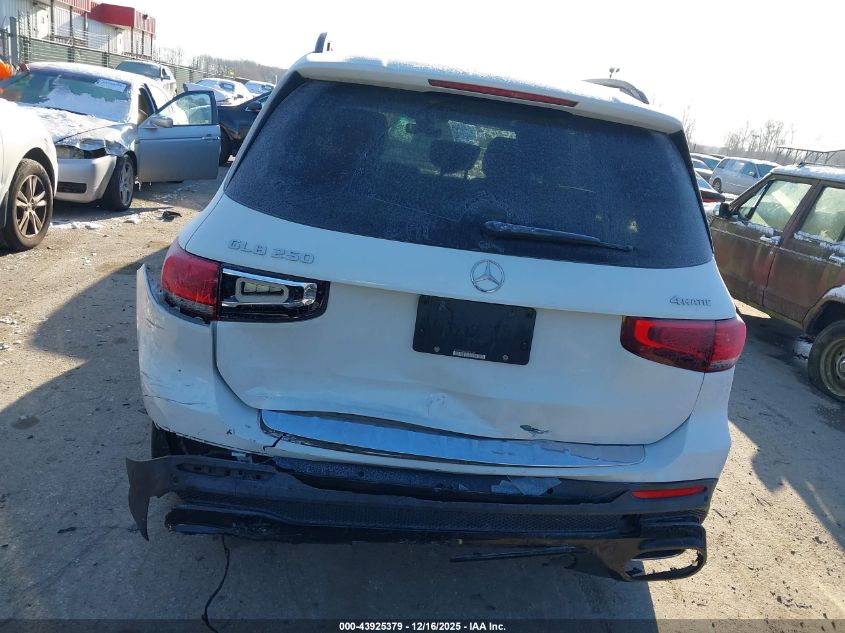 2020 Mercedes-Benz Glb 250 4Matic VIN: W1N4M4HB6LW021951 Lot: 43925379