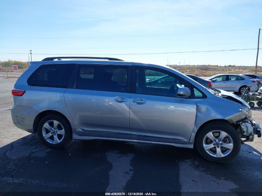 2018 Toyota Sienna Le 8 Passenger VIN: 5TDKZ3DC5JS902419 Lot: 43925378