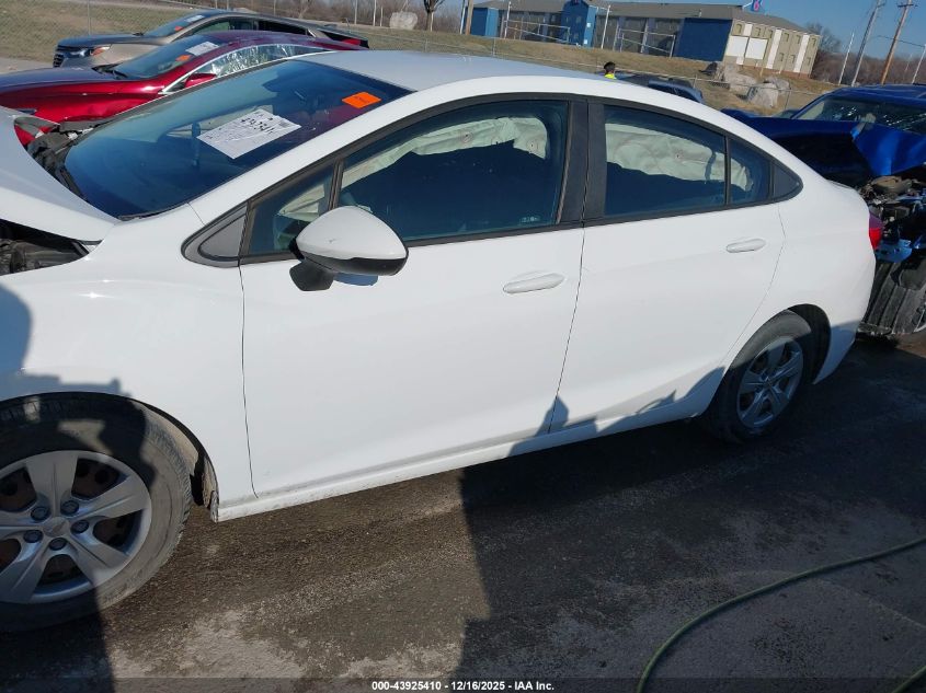 2017 Chevrolet Cruze Ls Auto VIN: 1G1BC5SM1H7185443 Lot: 43925410