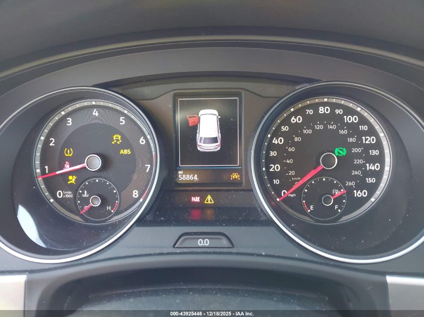 2018 Volkswagen Atlas 3.6L V6 Sel VIN: 1V2MR2CA7JC585357 Lot: 43925446