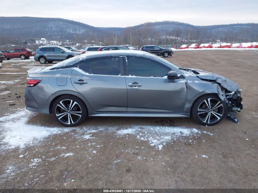 2020 Nissan Sentra Sr Xtronic Cvt VIN: 3N1AB8DV4LY295684 Lot: 43925461