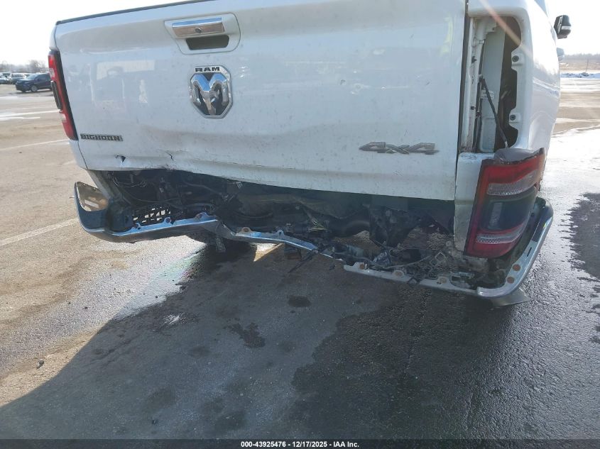 2019 Ram 1500 Big Horn/Lone Star 4X4 5'7 Box VIN: 1C6SRFFT4KN516345 Lot: 43925476