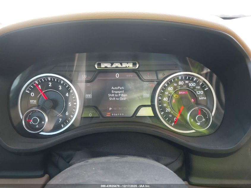 2019 Ram 1500 Big Horn/Lone Star 4X4 5'7 Box VIN: 1C6SRFFT4KN516345 Lot: 43925476