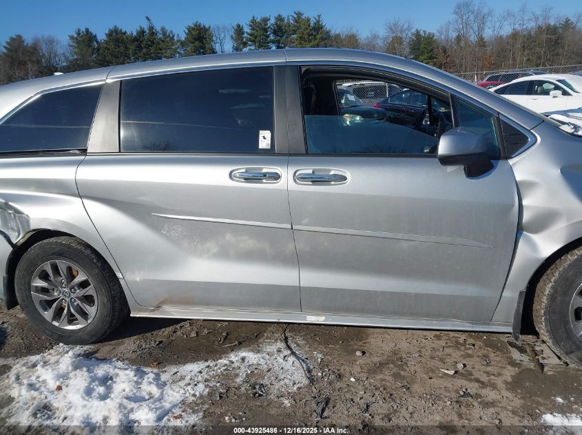 2023 Toyota Sienna Xle VIN: 5TDYSKFC6PS107992 Lot: 43925486