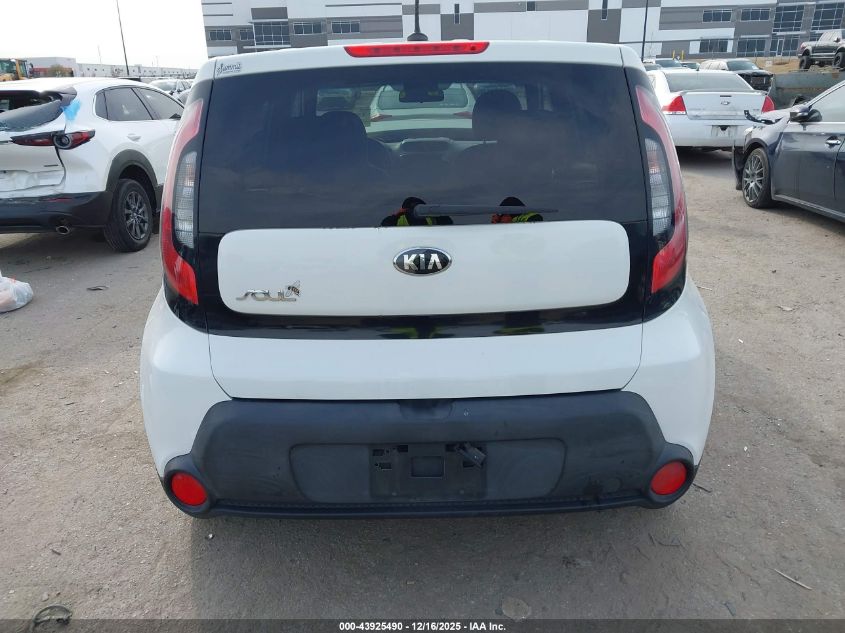 2016 Kia Soul VIN: KNDJN2A26G7310883 Lot: 43925490