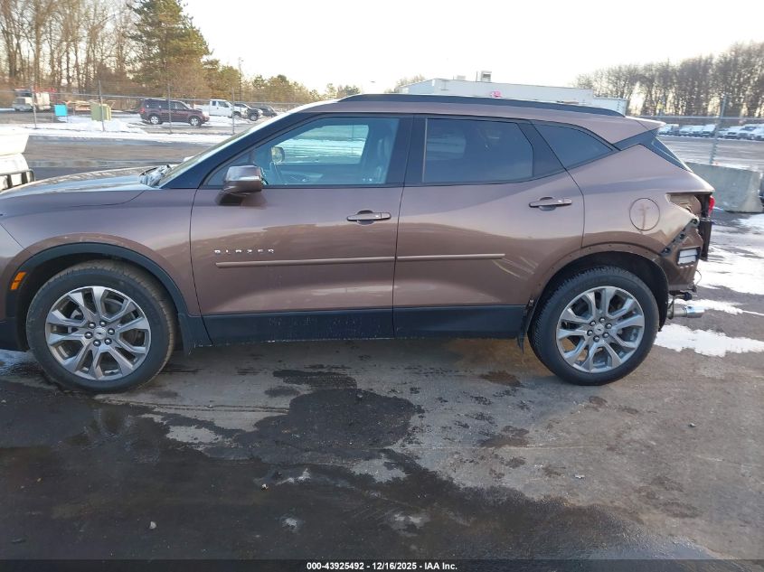 2019 Chevrolet Blazer VIN: 3GNKBCRS7KS653789 Lot: 43925492