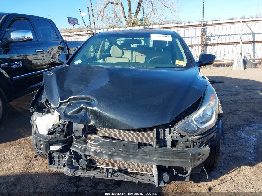 2016 Hyundai Elantra Se VIN: 5NPDH4AE3GH748704 Lot: 43925497