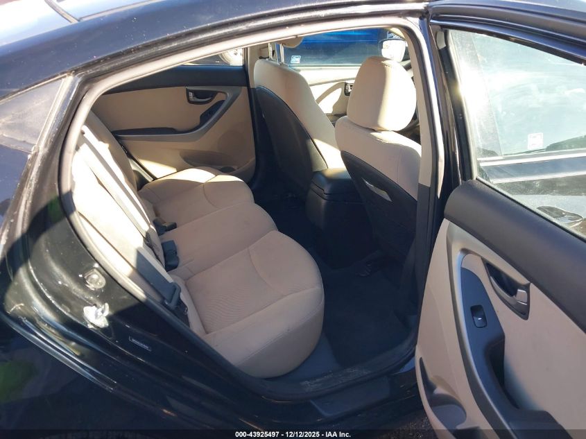 2016 Hyundai Elantra Se VIN: 5NPDH4AE3GH748704 Lot: 43925497