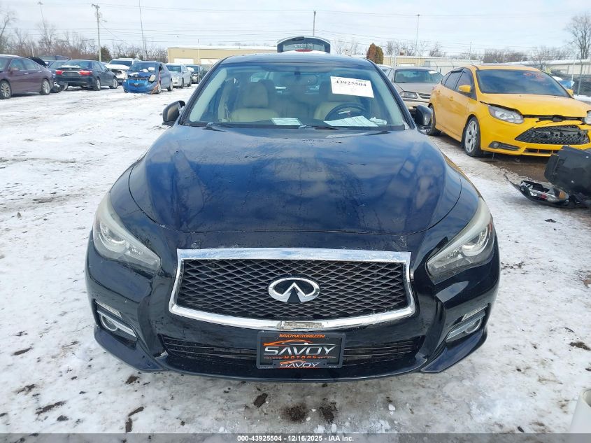 2015 Infiniti Q50 Premium VIN: JN1BV7AR5FM419305 Lot: 43925504