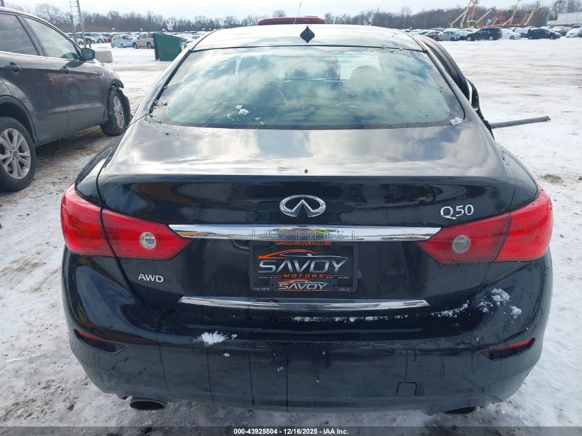 2015 Infiniti Q50 Premium VIN: JN1BV7AR5FM419305 Lot: 43925504