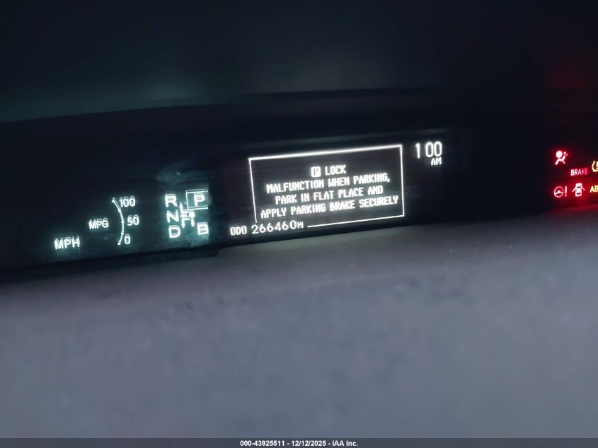 2013 Toyota Prius Three VIN: JTDKN3DU7D1682366 Lot: 43925511