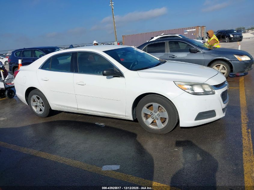 2015 Chevrolet Malibu Ls VIN: 1G11B5SLXFF316636 Lot: 43925517