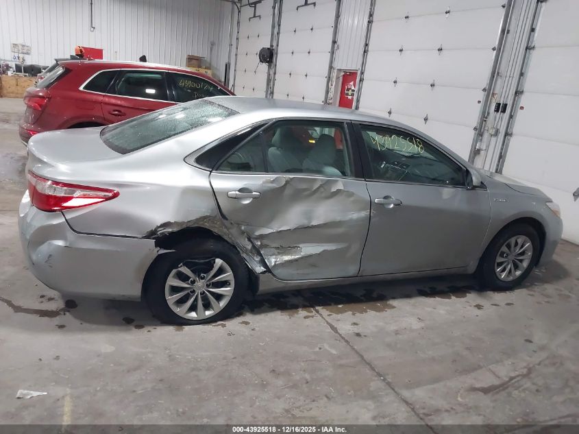 2016 Toyota Camry Hybrid Le VIN: 4T1BD1FK2GU192855 Lot: 43925518