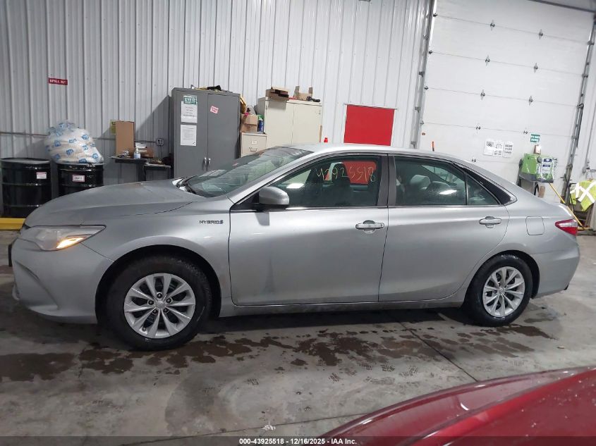 2016 Toyota Camry Hybrid Le VIN: 4T1BD1FK2GU192855 Lot: 43925518