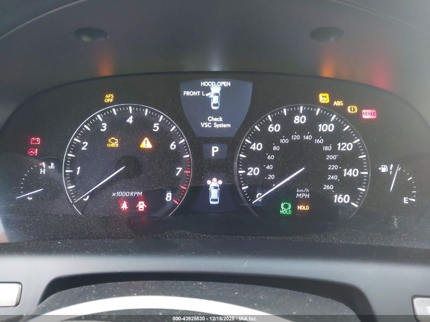 2008 Lexus Ls 460 VIN: JTHBL46FX85065809 Lot: 43925530