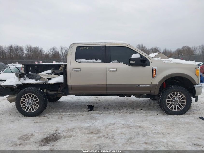 2017 Ford F-350 Lariat VIN: 1FT8W3BTXHEC31075 Lot: 43925535