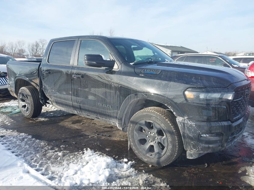 2025 Ram 1500 Big Horn 4X4 5'7 Box VIN: 1C6RRFFG2SN538233 Lot: 43925544