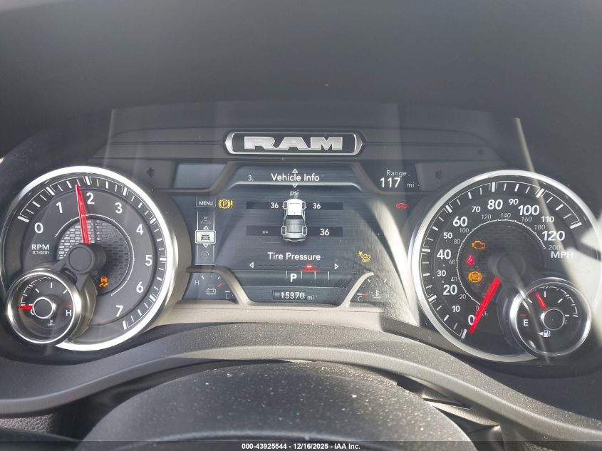 2025 Ram 1500 Big Horn 4X4 5'7 Box VIN: 1C6RRFFG2SN538233 Lot: 43925544