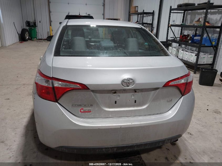 2015 Toyota Corolla Le VIN: 5YFBURHE2FP270833 Lot: 43925557