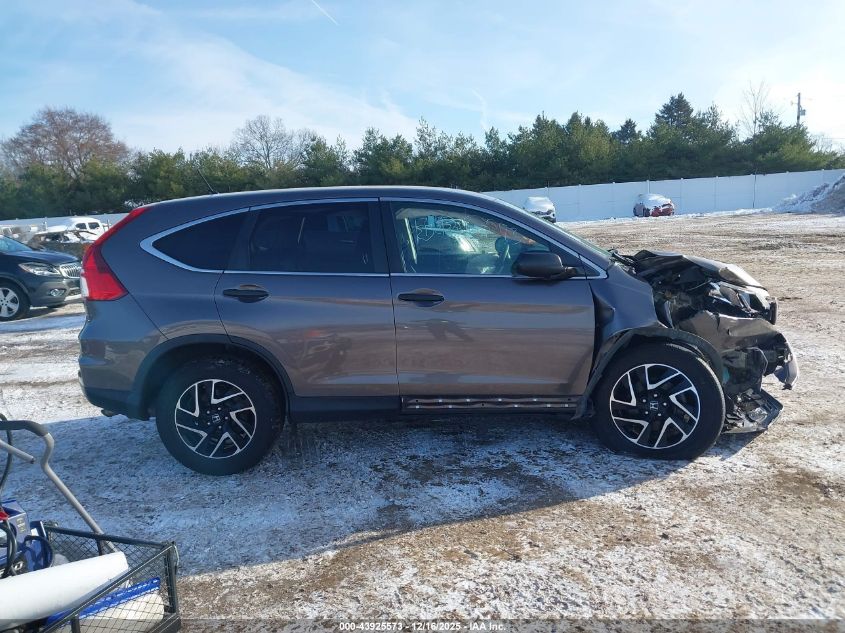2016 Honda Cr-V Se VIN: 2HKRM3H4XGH530834 Lot: 43925573