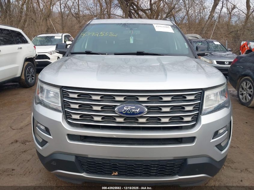 2017 Ford Explorer Xlt VIN: 1FM5K7DH0HGE10000 Lot: 43925582