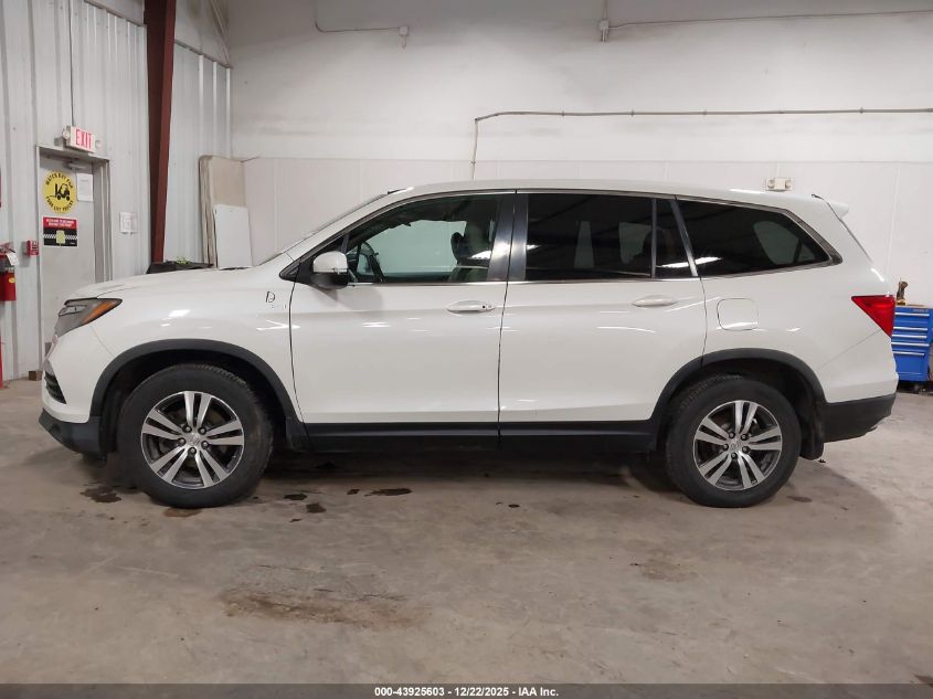 2016 Honda Pilot Ex-L VIN: 5FNYF6H61GB078778 Lot: 43925603