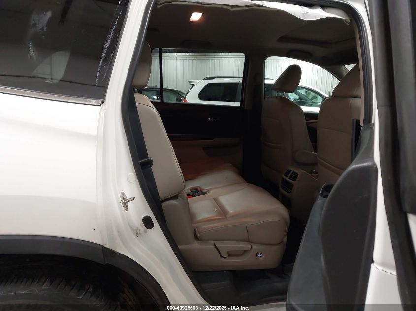 2016 Honda Pilot Ex-L VIN: 5FNYF6H61GB078778 Lot: 43925603