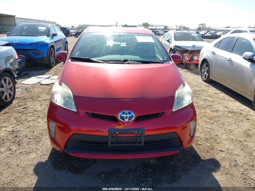 2014 Toyota Prius Two VIN: JTDKN3DU8E0373299 Lot: 43925628