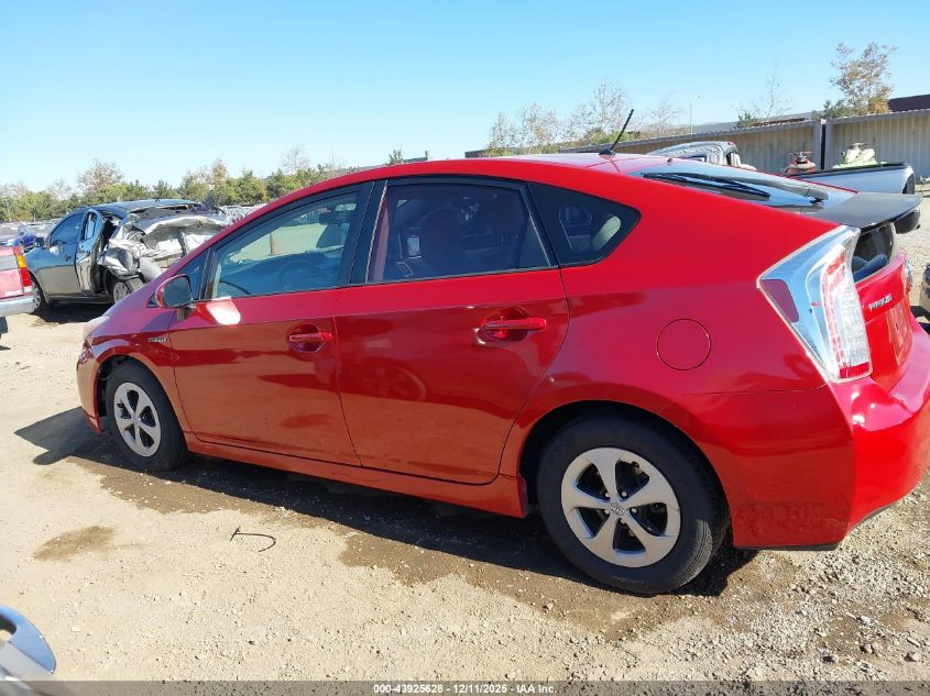 2014 Toyota Prius Two VIN: JTDKN3DU8E0373299 Lot: 43925628