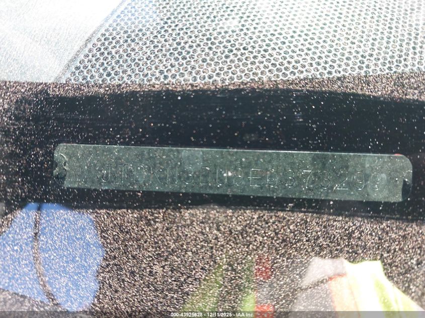 2014 Toyota Prius Two VIN: JTDKN3DU8E0373299 Lot: 43925628