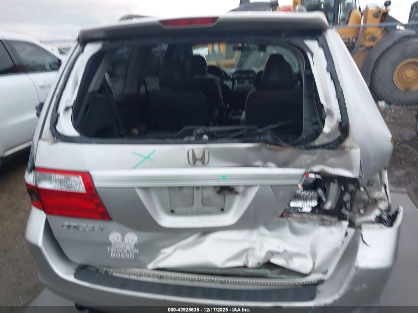 2006 Honda Odyssey Ex-L VIN: 5FNRL38776B415876 Lot: 43925635