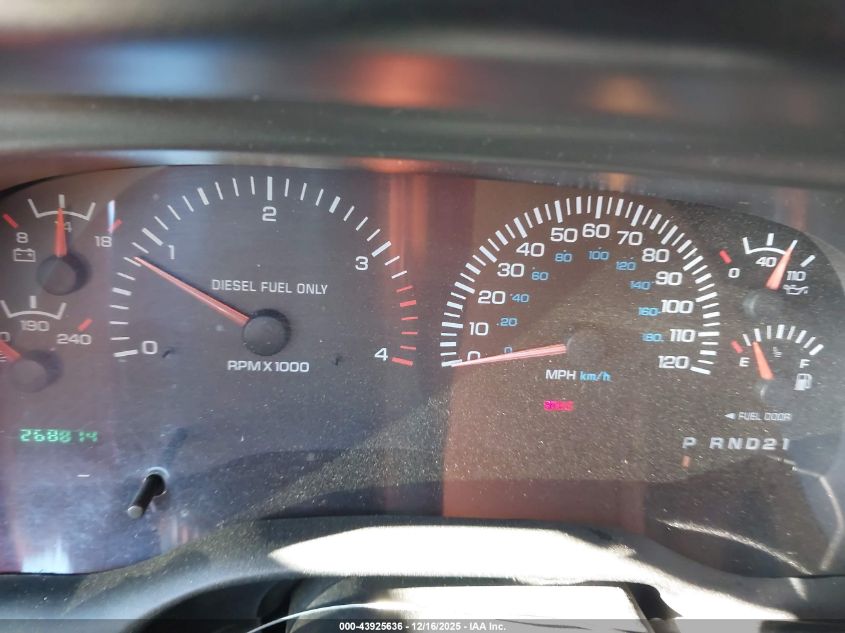 2001 Dodge Ram 2500 St VIN: 3B7KF23691G205669 Lot: 43925636