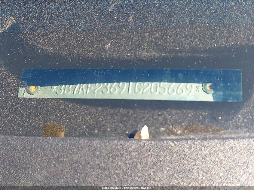 2001 Dodge Ram 2500 St VIN: 3B7KF23691G205669 Lot: 43925636