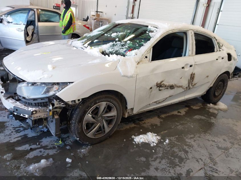 2019 Honda Civic Lx VIN: 2HGFC2F6XKH580091 Lot: 43925638