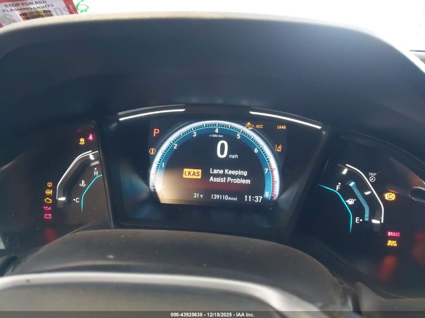 2019 Honda Civic Lx VIN: 2HGFC2F6XKH580091 Lot: 43925638