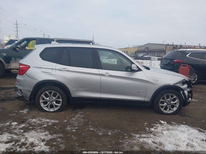 2013 BMW X3 xDrive28I VIN: 5UXWX9C50D0A30253 Lot: 43925654