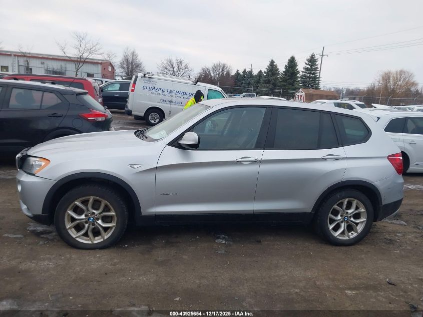 2013 BMW X3 xDrive28I VIN: 5UXWX9C50D0A30253 Lot: 43925654