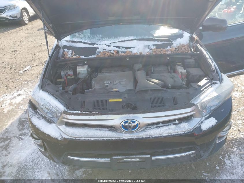 2011 Toyota Highlander Hybrid Limited V6 VIN: JTEDC3EH5B2003956 Lot: 43925659